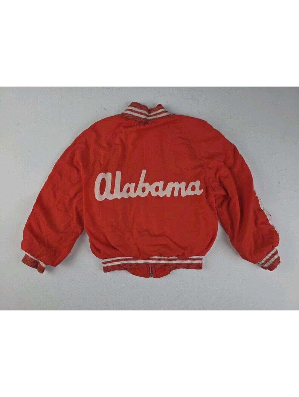 Rare Vintage Pyramid Alabama Crimson Tide Toddler Jacket Size 7 1970-80’s Worn